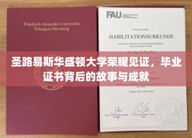 圣路易斯荣耀，揭秘华大毕业证书背后的传奇成就与感人故事