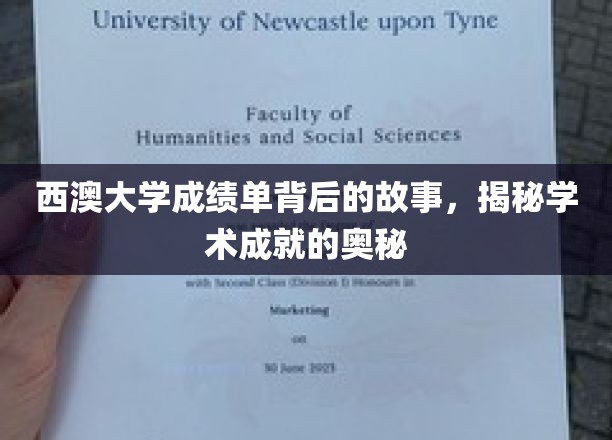 西澳大学成绩单背后的故事，揭秘学术成就的奥秘