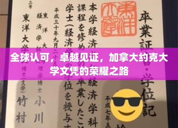 加拿大约克大学荣耀之路，全球视野下的卓越文凭风采