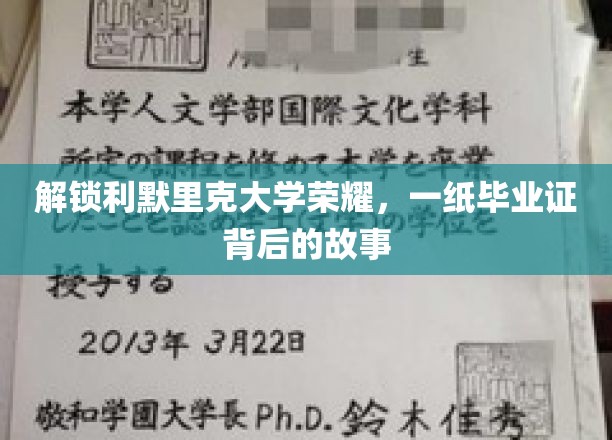 揭秘利默里克大学荣耀，一纸毕业证背后的故事