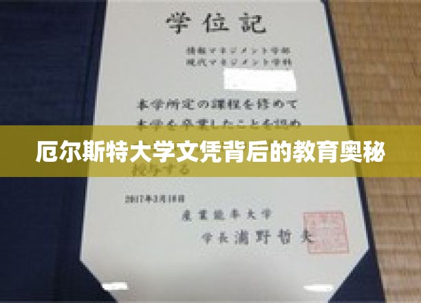 厄尔斯特大学文凭背后的教育奥秘