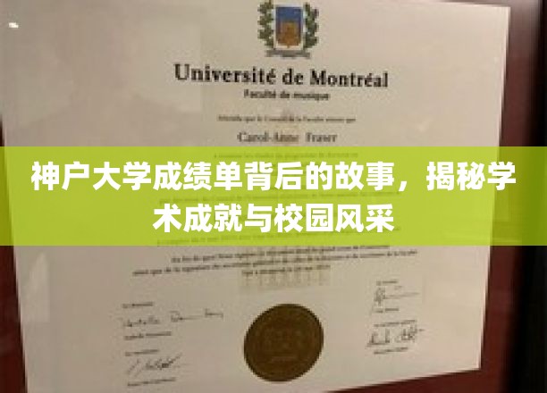 神户大学成绩单背后的故事，揭秘学术成就与校园风采