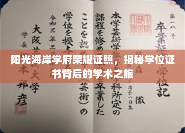 阳光海岸学府荣耀映证，一纸学位，见证学术征途的璀璨篇章