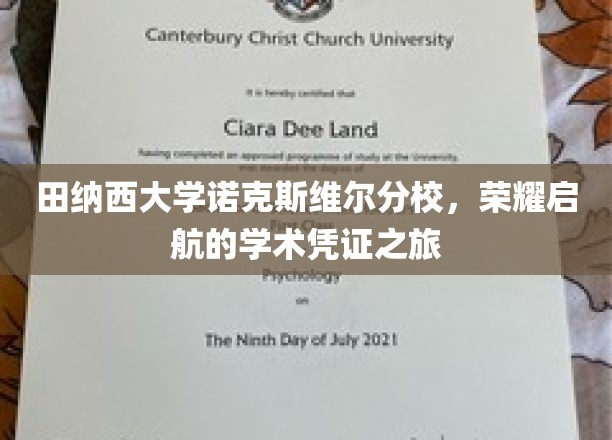 解锁智慧之门，田纳西大学诺克斯维尔分校的卓越启程证照篇章