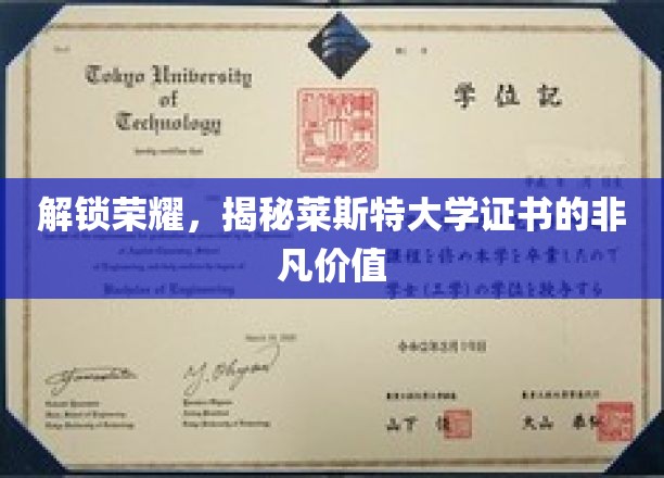揭秘莱斯特大学证书，探索学术荣耀的秘密宝藏