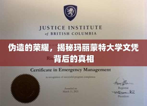 伪造的荣耀，揭秘玛丽蒙特大学文凭背后的真相