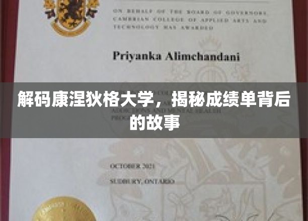揭开康涅狄格大学成绩单的神秘面纱