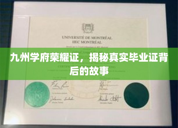 九州学府荣耀证，揭秘真实毕业证背后的故事