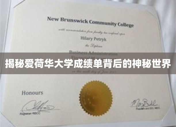 探索爱荷华大学成绩单的神秘面纱