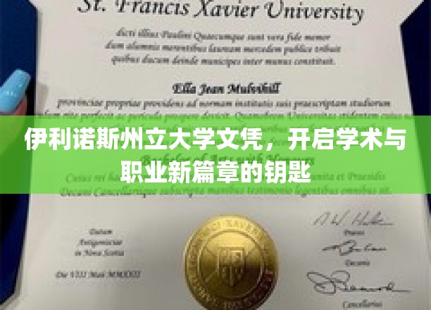 伊利诺斯州立大学文凭，解锁无限学术与职业未来之门