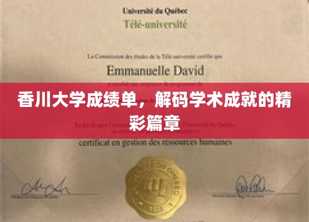 香川大学成绩单，揭开学子辉煌成就的神秘面纱
