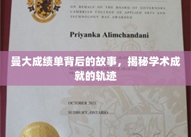 曼大成绩单背后的故事，揭秘学术成就的轨迹