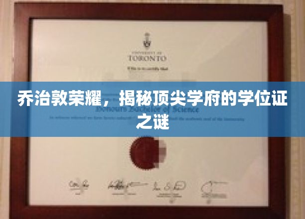 乔治敦之光，探寻精英学府学位证的神秘面纱
