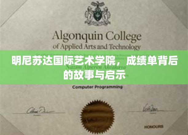 揭开明尼苏达国际艺术学院，成绩单背后的成长轨迹与智慧之光