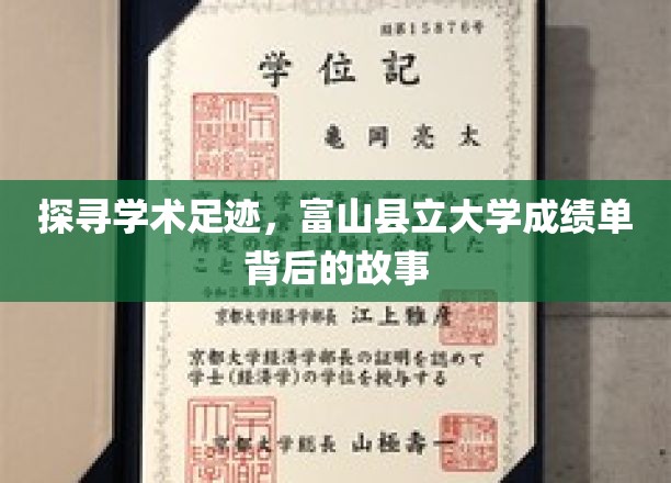 解码学术荣耀，富山县立大学成绩单中的传奇轨迹
