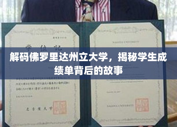 揭开佛罗里达州立大学成绩单的秘密面纱