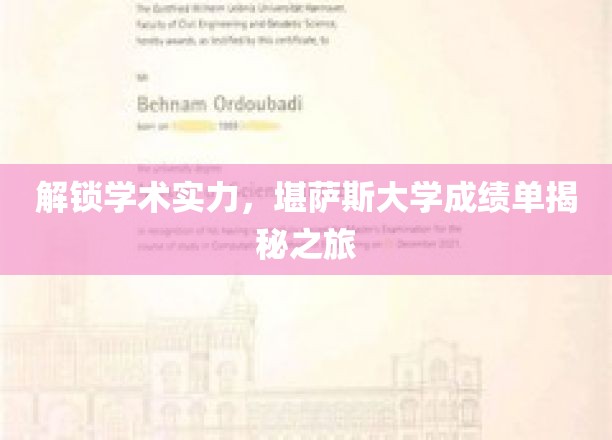 探索学术奥秘，堪萨斯大学成绩单背后的秘密航程