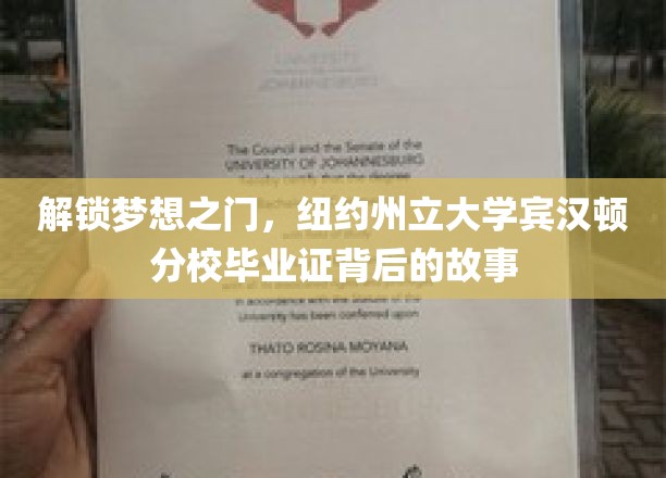 梦想启航之地，揭秘纽约州立大学宾汉顿分校毕业证的非凡旅程