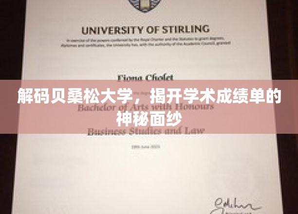 解码贝桑松大学，揭开学术成绩单的神秘面纱