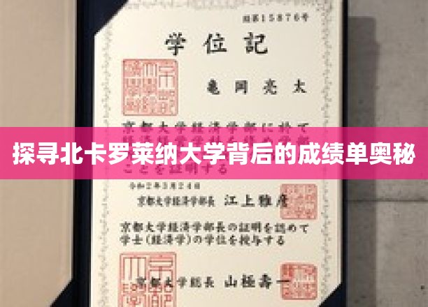 解码北卡罗莱纳大学，揭秘顶尖学府的秘密成绩单