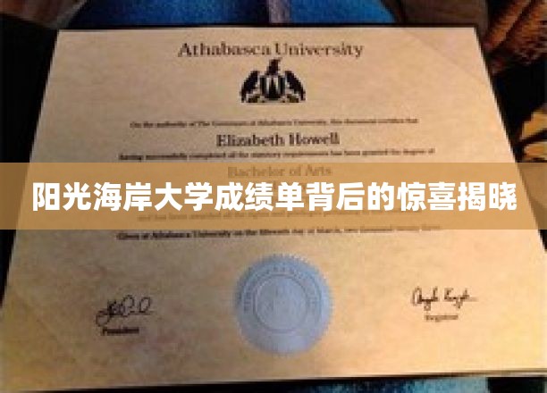 探索阳光海岸大学成绩单里的隐藏宝藏