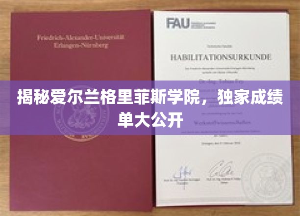 探寻格里菲斯学院魅力，爱尔兰教育瑰宝成绩单曝光