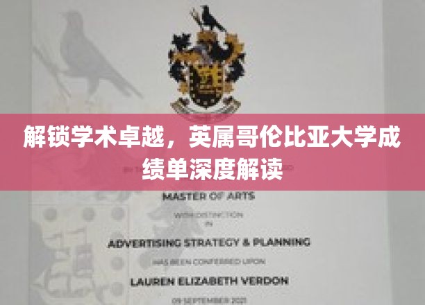 探索UBC卓越之路，揭秘成绩单背后的学术奥秘