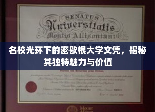 密歇根大学文凭背后的传奇，名校光环下的独特价值解析
