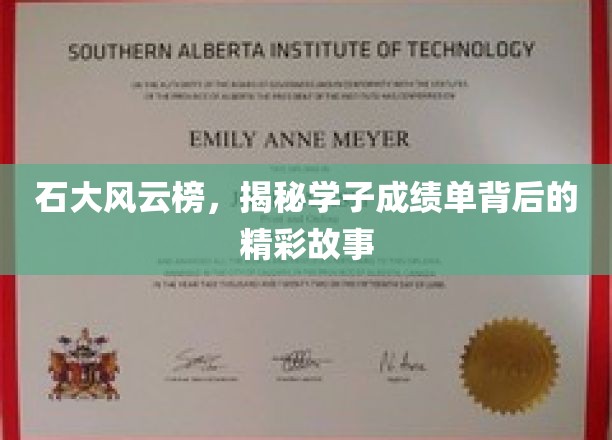 石大风云录，揭秘学子成绩单背后的青春传奇