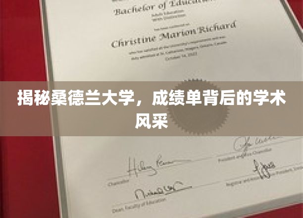 解码桑德兰大学，揭开成绩单背后的学术魅力面纱