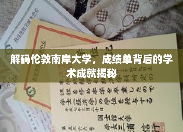 探寻伦敦南岸大学，揭开学子卓越成就的面纱