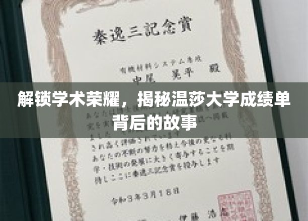 揭开温莎大学成绩单的学术神秘面纱