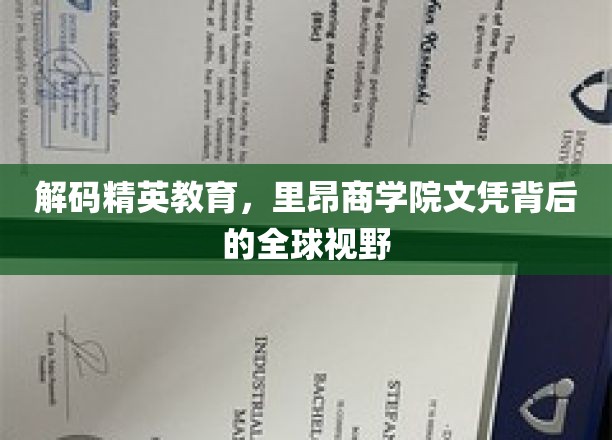 揭示精英摇篮，里昂商学院文凭与全球视角的深度交融