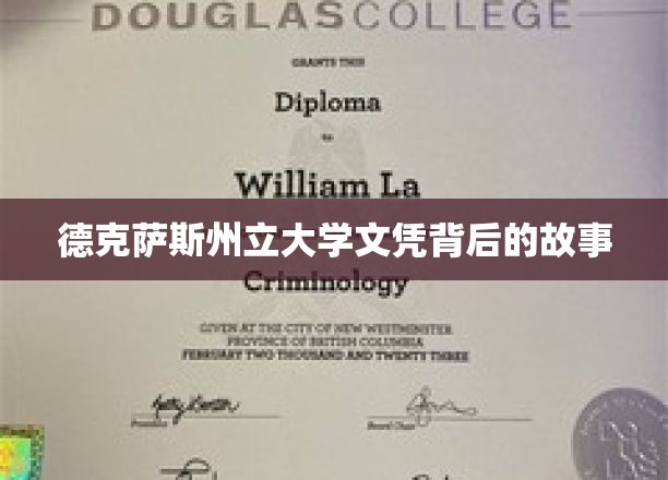 德克萨斯州立大学文凭背后的故事