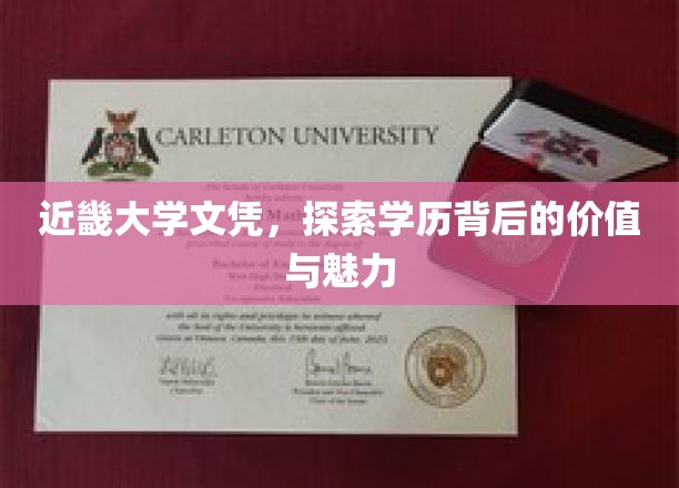近畿大学文凭解析，揭秘学历的深层价值与独特魅力