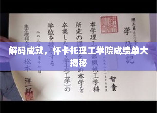 揭开怀卡托理工学院辉煌成就的神秘面纱