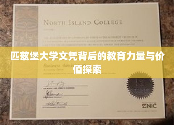 解码匹兹堡大学文凭，揭秘其背后的教育精髓与无限价值