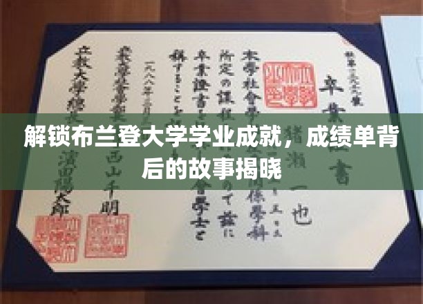 探寻布兰登大学学霸秘籍，揭开学霸成绩单背后的传奇历程
