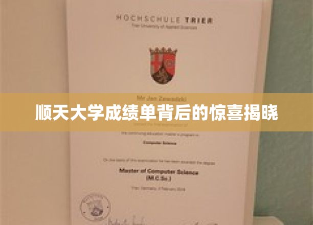 解锁顺天大学成绩单背后的隐藏秘密
