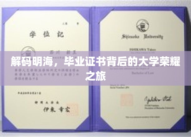 探寻明海学子荣耀足迹，毕业证书背后的大学传奇