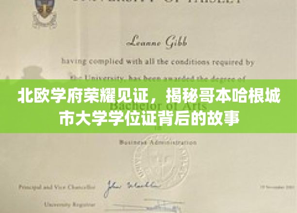 北欧学府荣耀见证，揭秘哥本哈根城市大学学位证背后的故事
