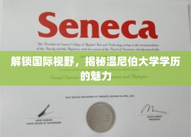 解锁国际视野，揭秘温尼伯大学学历的魅力