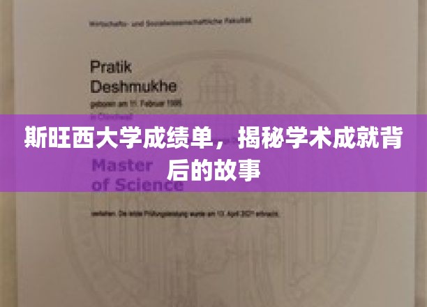 解码斯旺西大学卓越成就，背后的故事与成就传奇