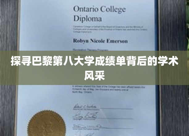 探寻巴黎第八大学成绩单背后的学术风采