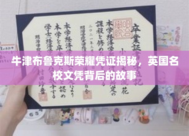 牛津布鲁克斯荣耀凭证揭秘，英国名校文凭背后的故事