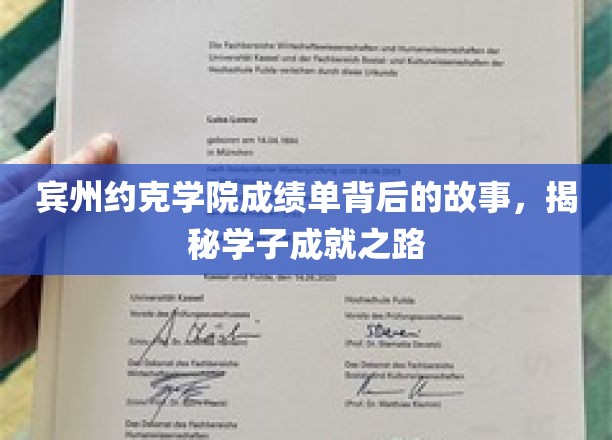 宾州约克学院成绩单背后的传奇，学子砥砺前行的奋斗轨迹