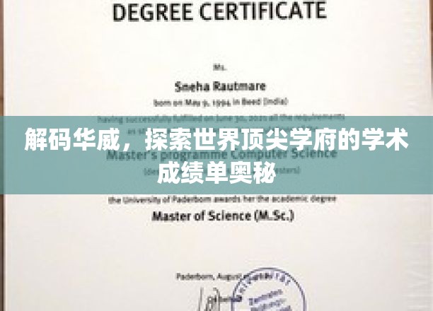 解码华威，探索世界顶尖学府的学术成绩单奥秘