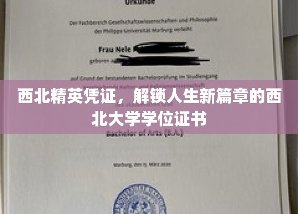 西北荣耀启航，西北大学学位证书，开启人生新里程的通行证