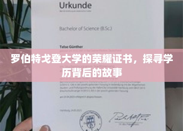 揭开罗伯特戈登大学荣耀证书的神秘面纱