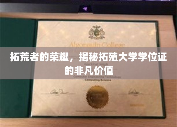 学位证的拓荒传奇，拓殖大学证书的非凡魅力与价值探秘